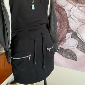 NWT - Y2K Miniskirt w/ Pockets and Elastic Tie Waist